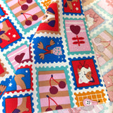 Coton enduit / Timbres