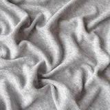 Coupon 1.7 m - Eponge Maille Bouclette / Gris Chiné