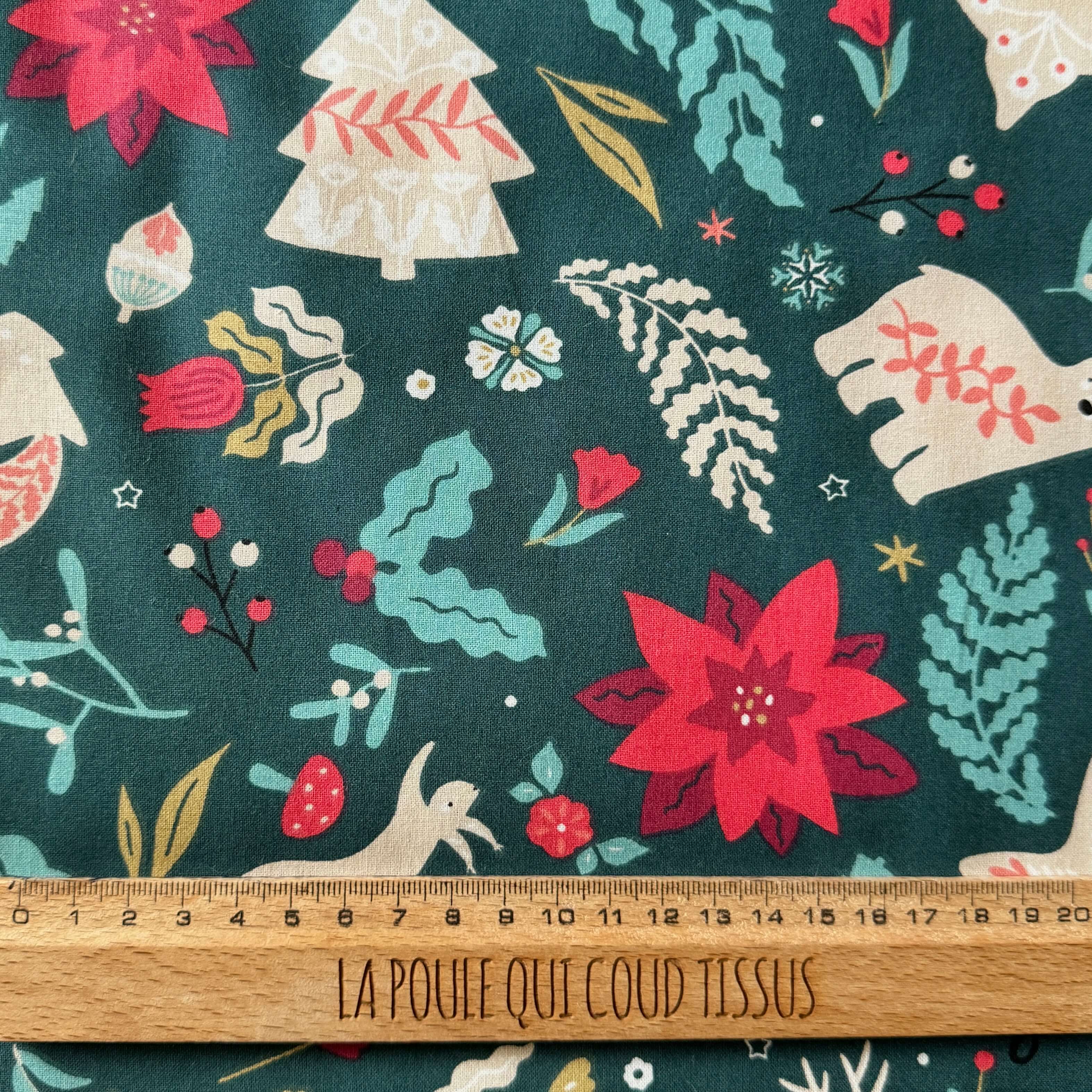 Coupon 1 Mètre - Coton Imprimé / Lorane