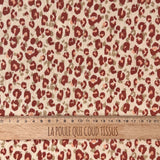 Coupon 1,5 Mètre - Coton Imprimé / Karli Beige-Kaki