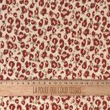 Coupon 70 cm - Coton Imprimé / Karli Beige-Kaki