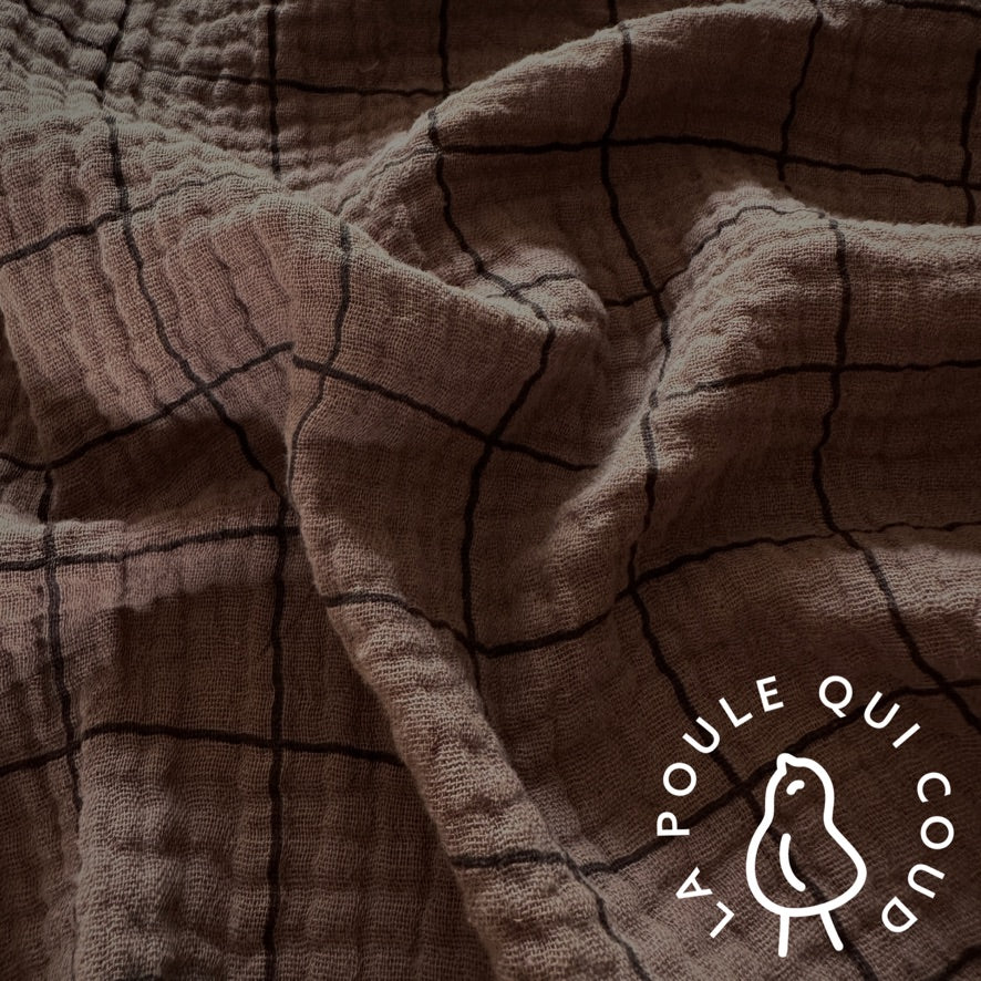 Coupon 1.6 m - Double Gaze / Jacques Chataîgne-Café