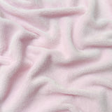 Coupon 2 Mètres - Micro Eponge Bambou / Rose Clair