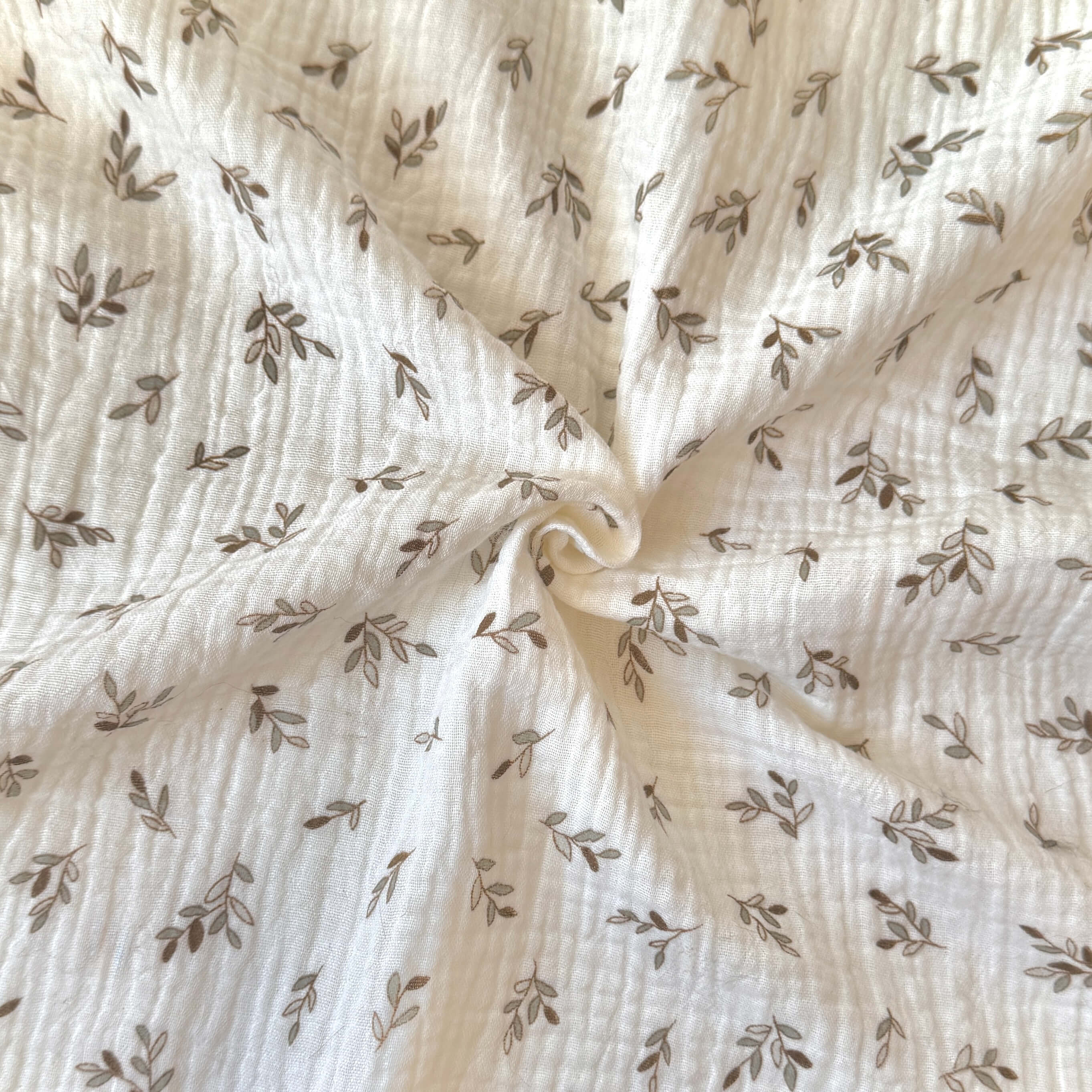 Coupon 60 cm - Double Gaze / Small Leaves