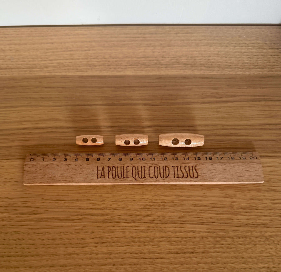 Bouton en bois -Buchette