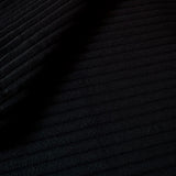 Coupon 80 cm - Velours Côtelé Futé / Noir