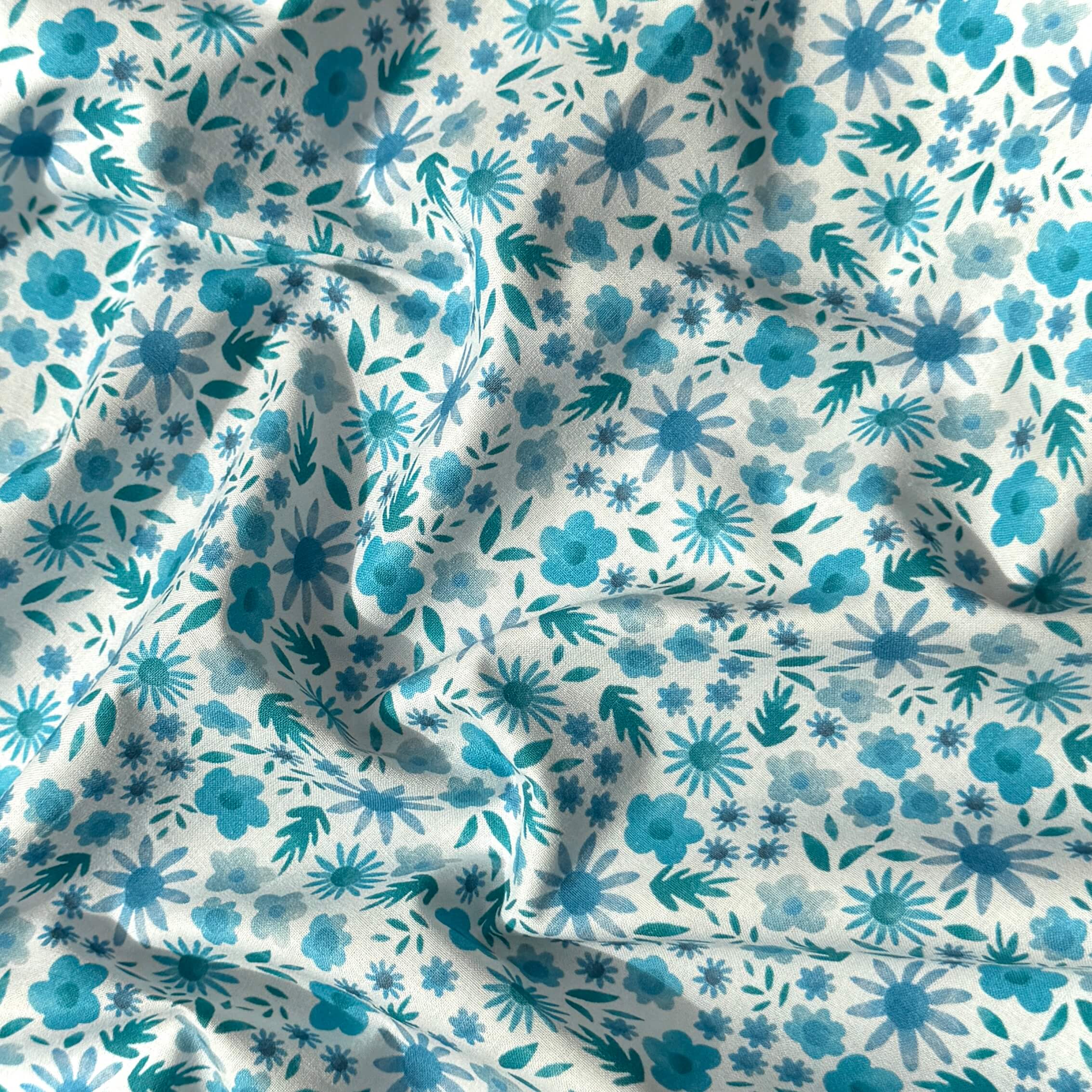 Coupon 60 cm - Coton Numérique Exclusif LPQC / Flola Bleu