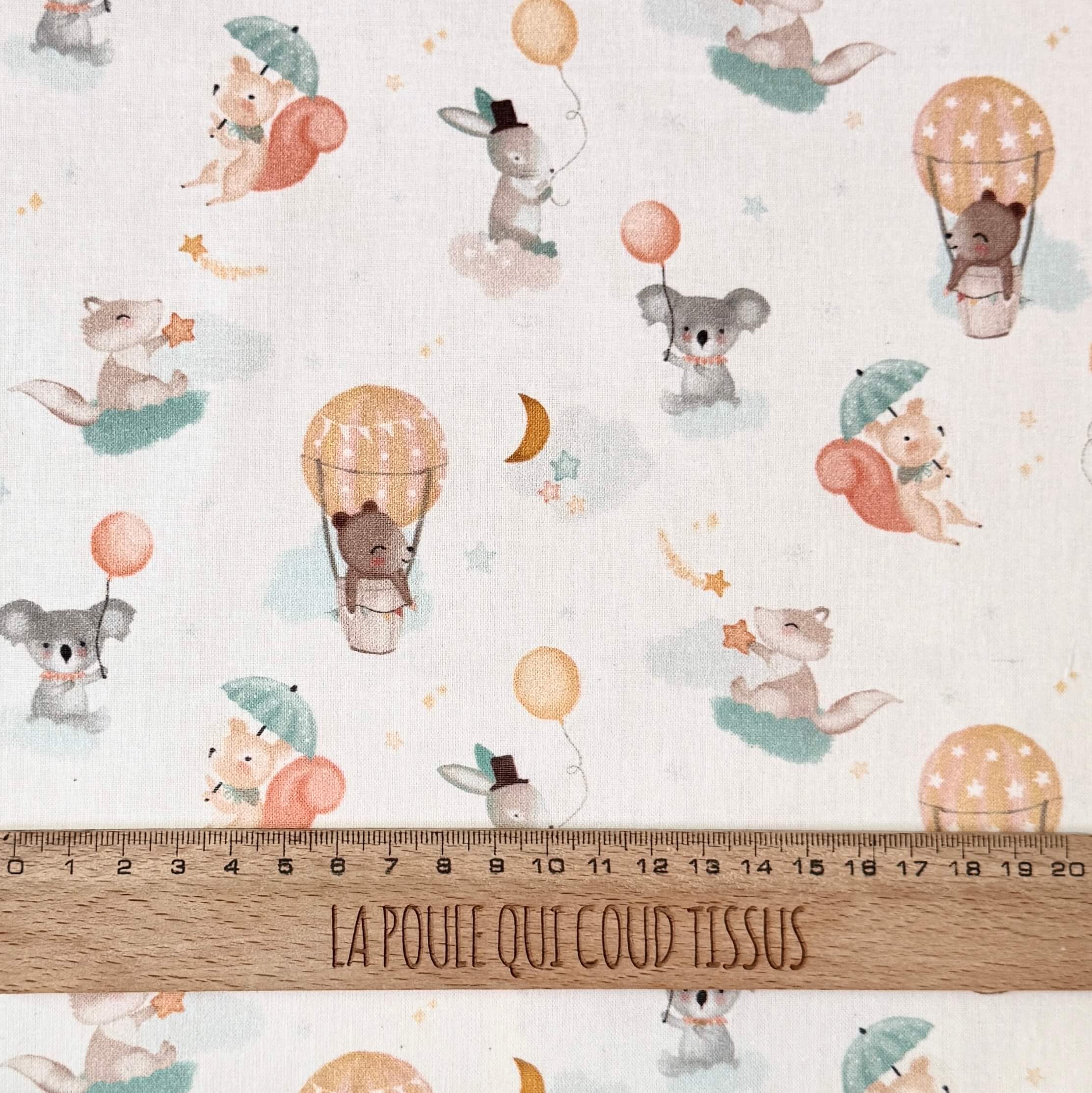 Coton à Impression Numérique / Ballon