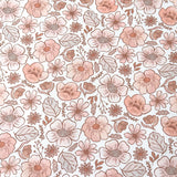 Coton Numérique Exclusif LPQC /  Fleur Pastel