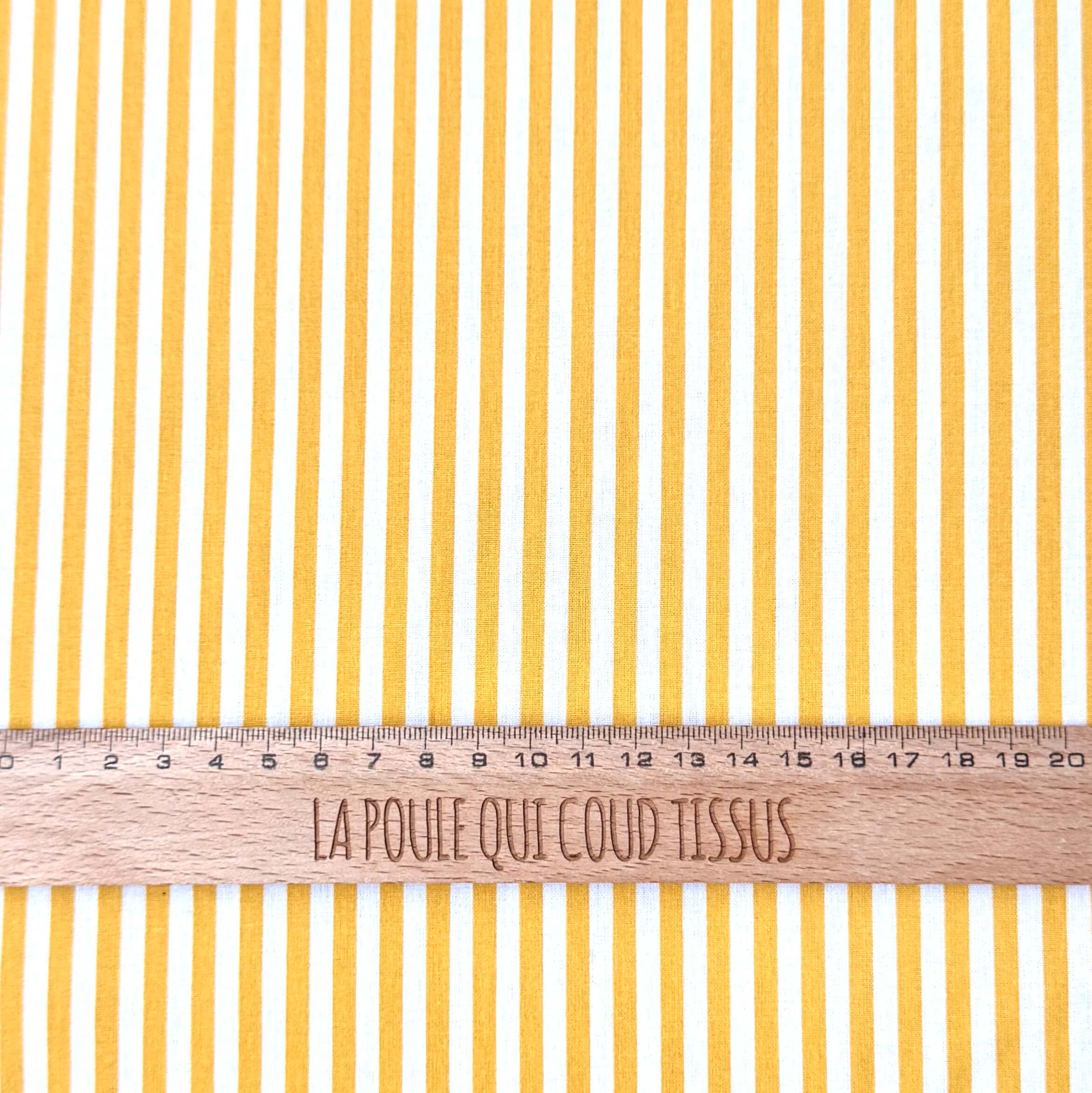 Coupon 50 cm - Coton Imprimé / Edouard Jaune