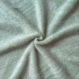 Coupon 1 Mètre - Eponge Bouclette 100% Coton  / Vert De Gris