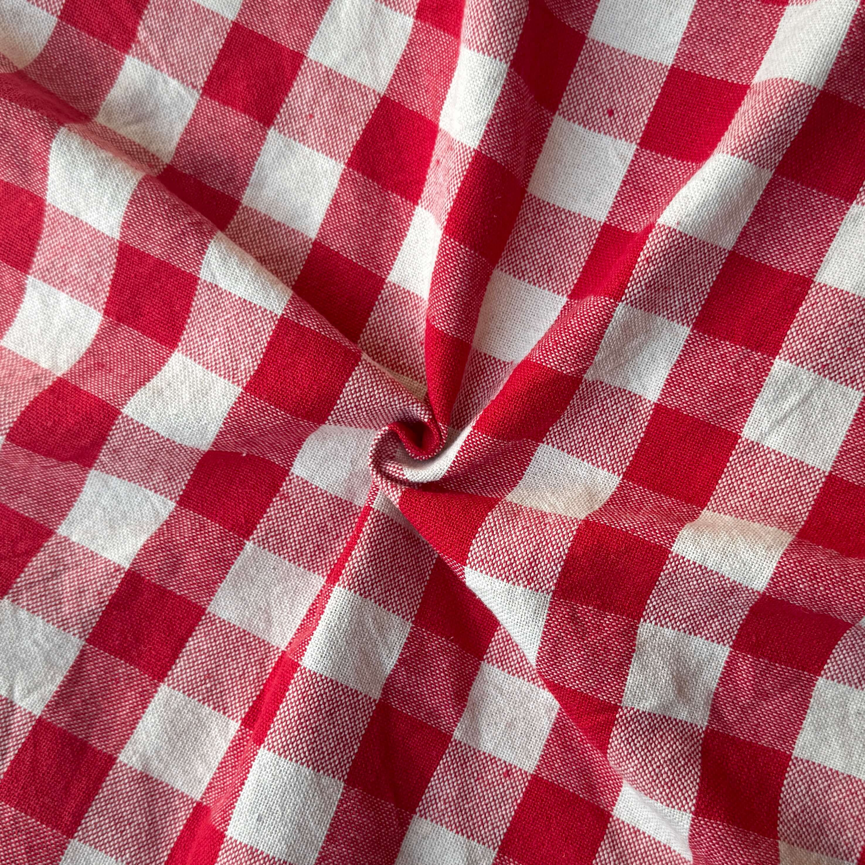 Coupon 1 Mètre - Coton Tissé  / Célestin Rouge