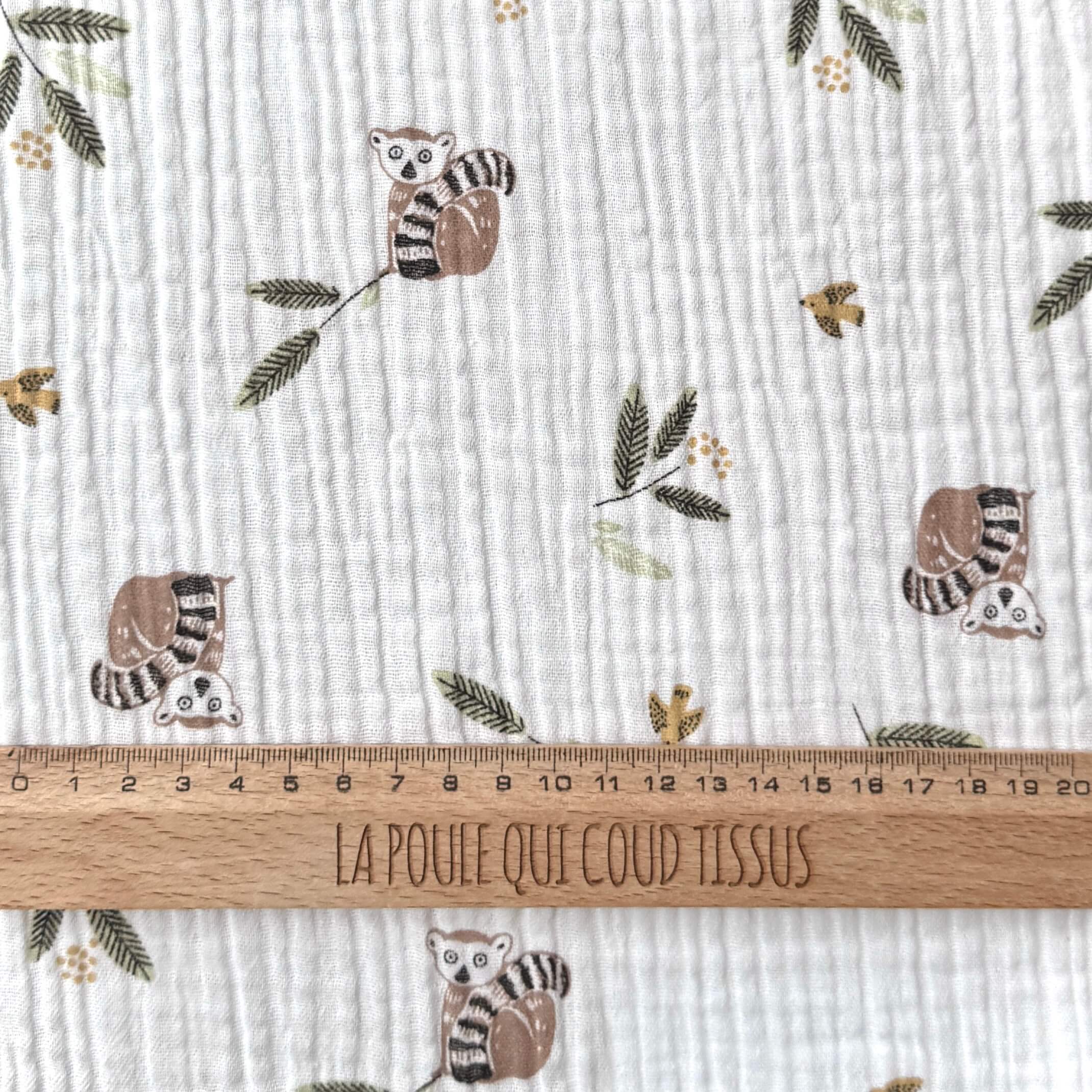 Coupon 1 Mètre - Double Gaze / Kamala
