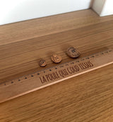 Bouton en bois - Léopards