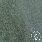 Coupon 1,80*1,20 m - Micro Eponge Bambou / Vert de gris