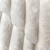 Coupon 1 Mètre - Fausse - Fourrure Cotelée / Barracuda Ecru