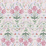 Popeline de coton / Fleurs Mosaïque