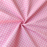 Coupon 1.3 m - Coton Imprimé / Jules Blanc - Rose Fane