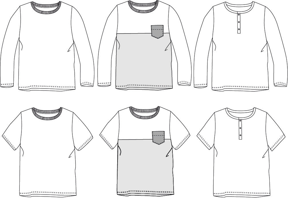 Patron de Couture - Ikatee / Tee-shirt Enfant Marcel