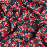Coupon 80 cm - Viscose / Blossom Marine
