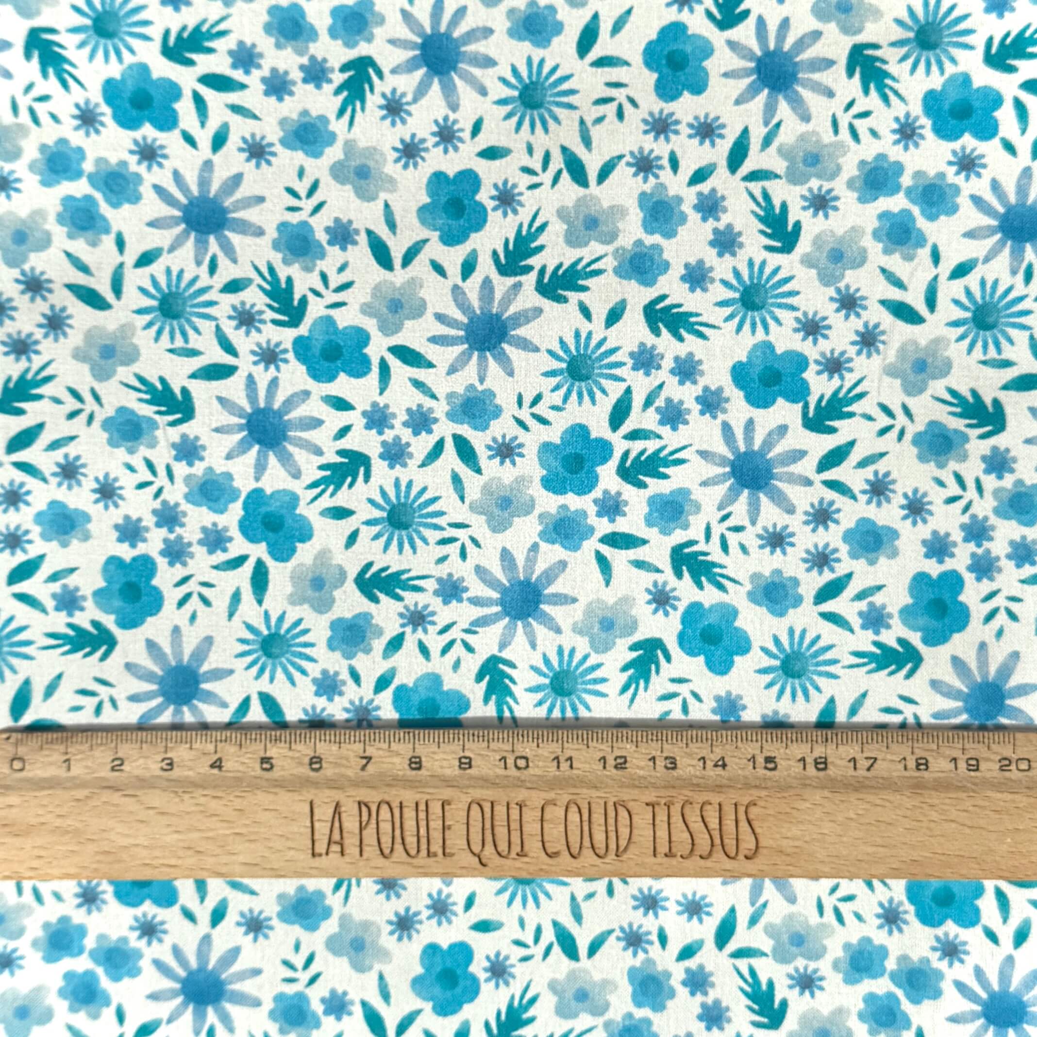 Coton Numérique Exclusif LPQC / Flola Bleu