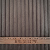 Coupon 60 cm - Velours Côtelé Hannibal / Taupe