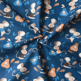 Coton Numérique Exclusif LPQC / Souris Bleu - Gris