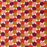 Algodón estampado / Fez rojo