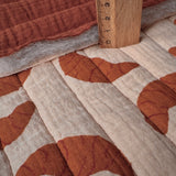 Matelassé Double Gaze Croissant / Toffee