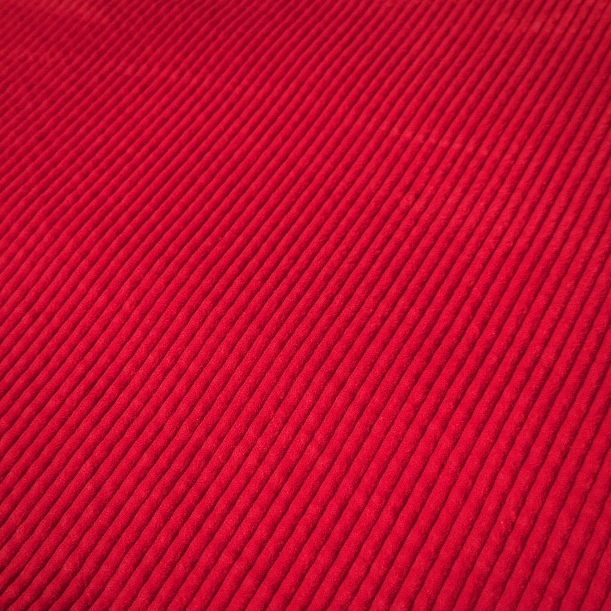 Velours Côtelé 100% Coton / Cerise