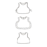 Patron de Couture - Ikatee / Plastron, pull sans manches et bavoir bébé Adélaïde
