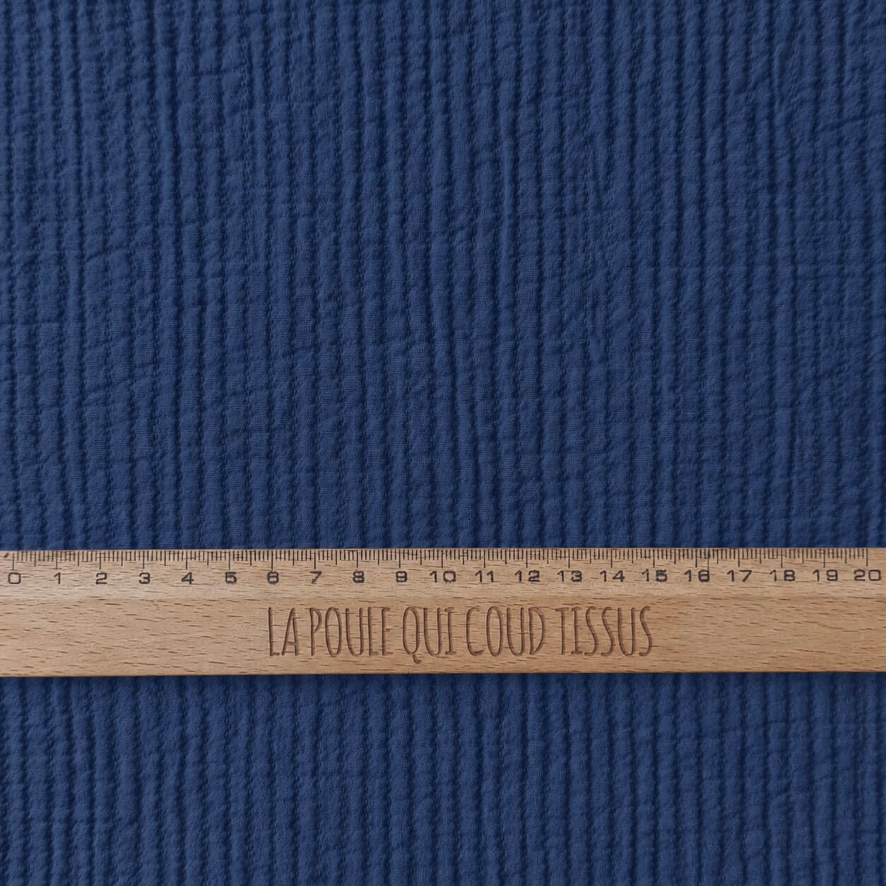 Coton Surpiqué / Indigo