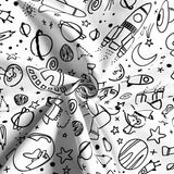 Coton Imprimé à Colorier / Cosmicolo