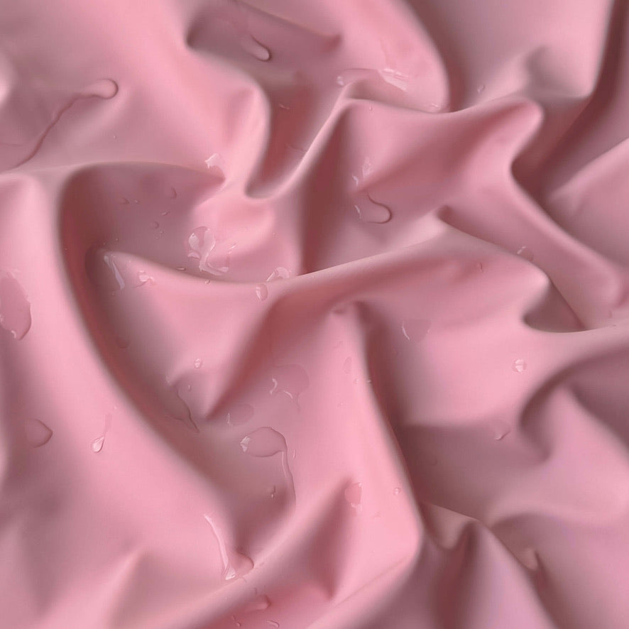 Coupon 1 Mètre - Imperméable Uni / Rose Thé