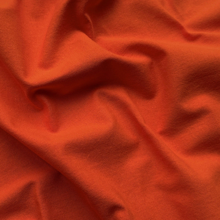 Coupon 1.2 m - Coton Uni / Orange