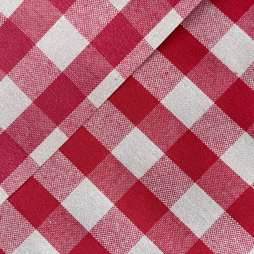 Coupon 50 cm - Coton enduit / Célestin Rouge