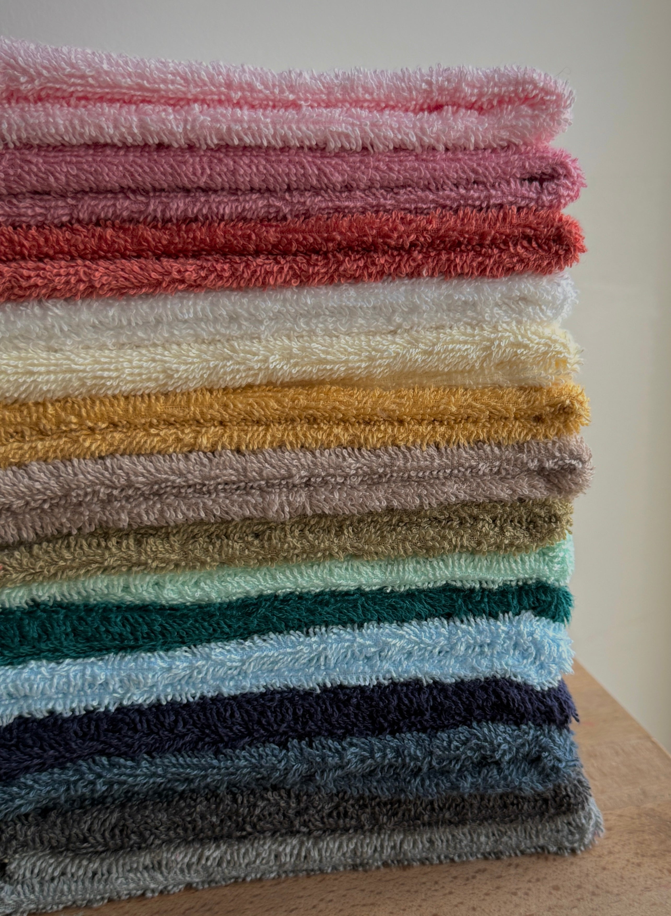 Coupon 1.2 m - Eponge Bouclette 100% Coton  / Pierre Bleue