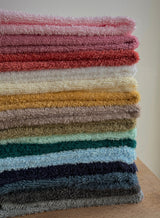 Coupon 1.2 m - Eponge Bouclette 100% Coton  / Pierre Bleue