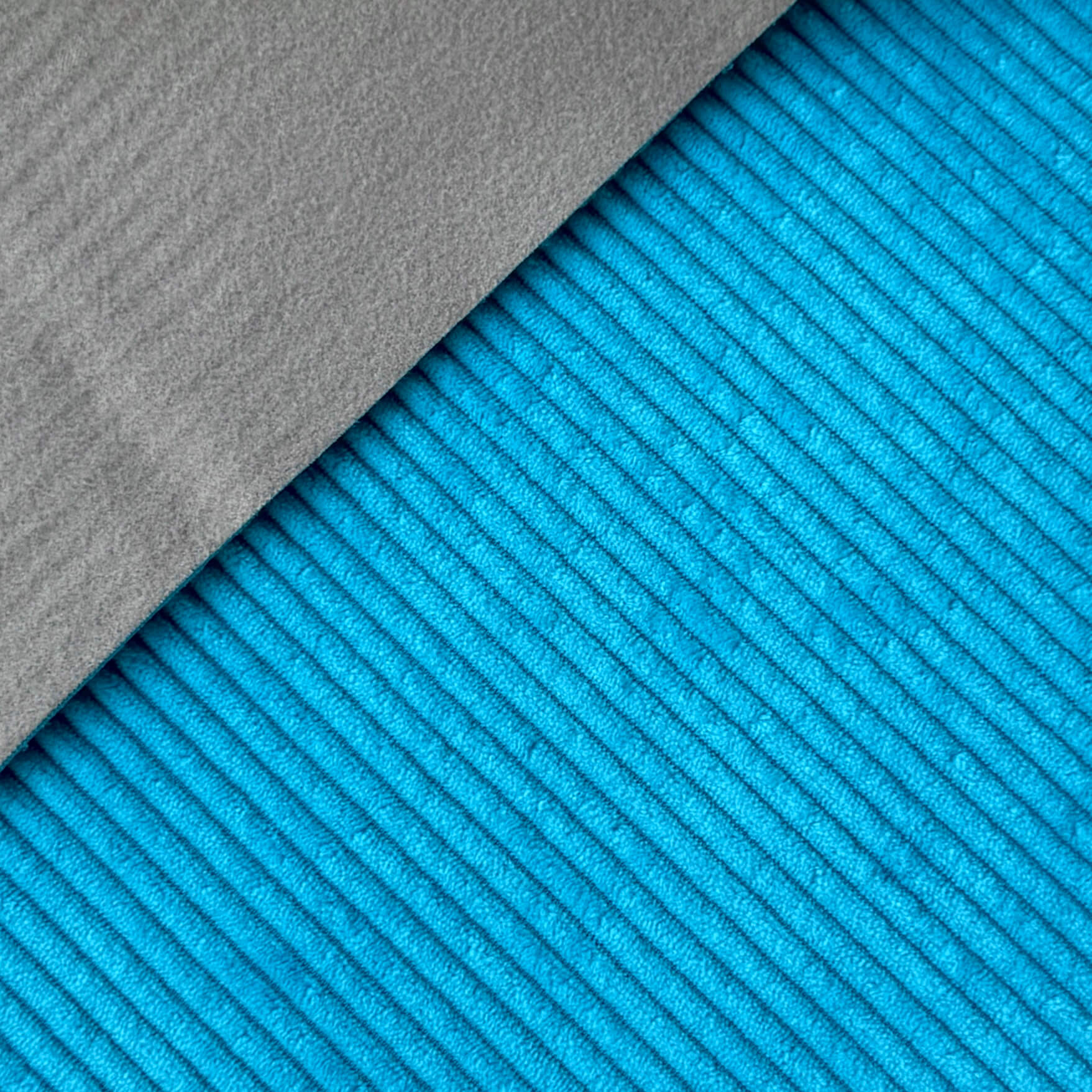 Velours Côtelé Huggy / Turquoise