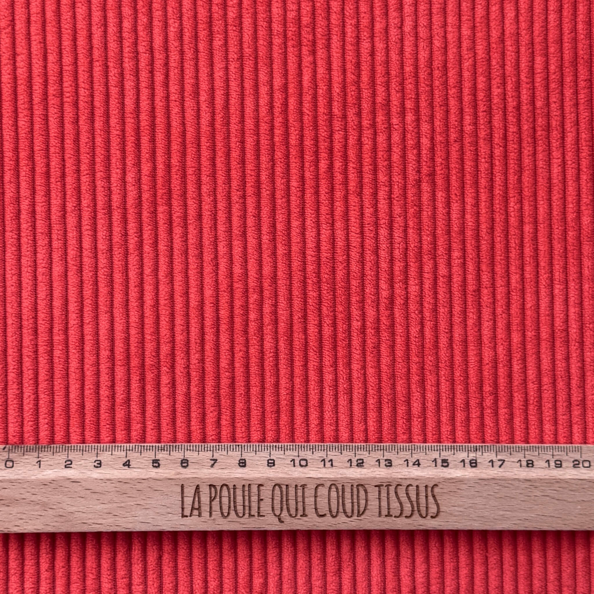 Velours Côtelé Huggy / Orange Spicy