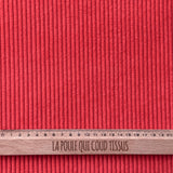 Coupon 60 cm - Velours Côtelé Huggy / Orange Spicy
