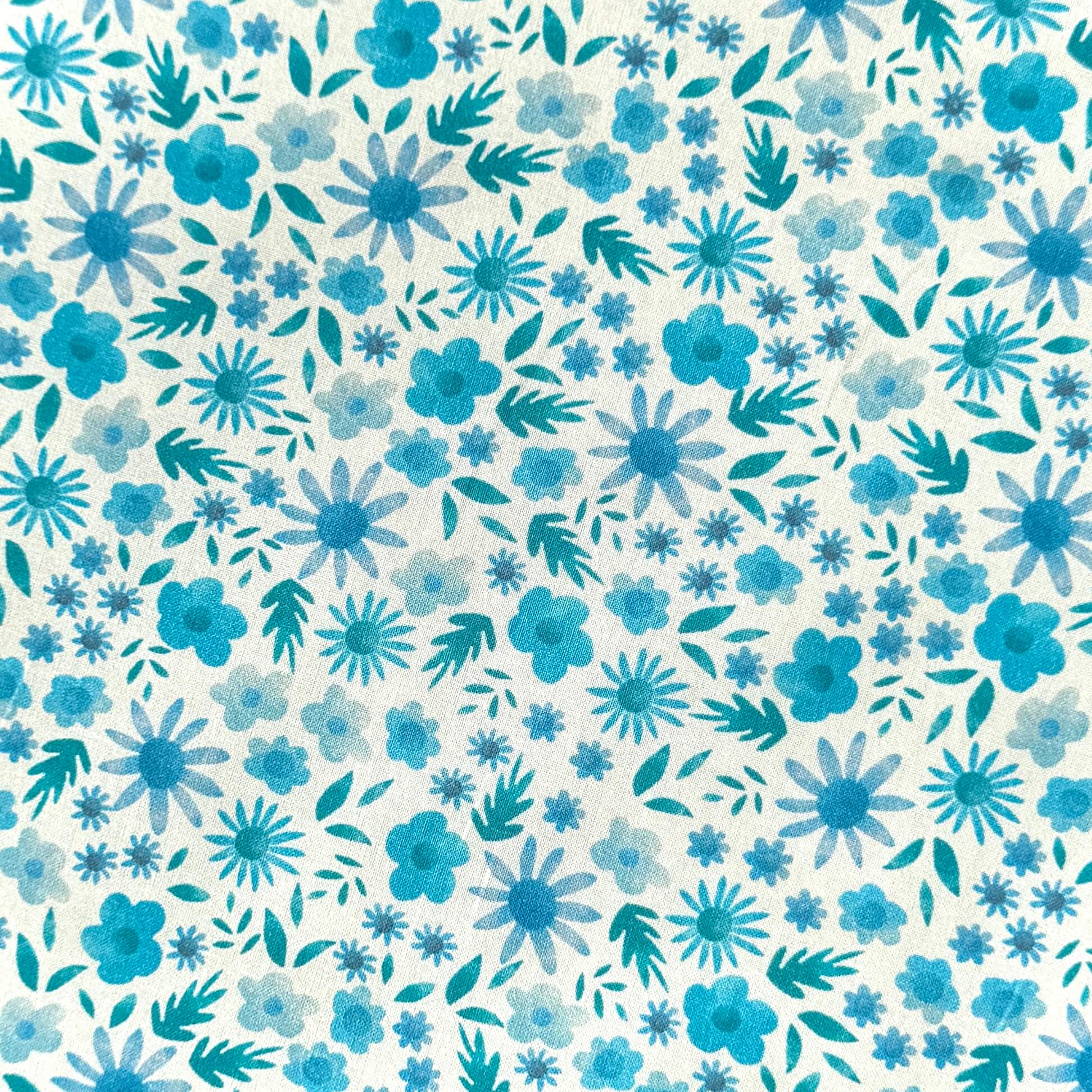 Coupon 60 cm - Coton Numérique Exclusif LPQC / Flola Bleu
