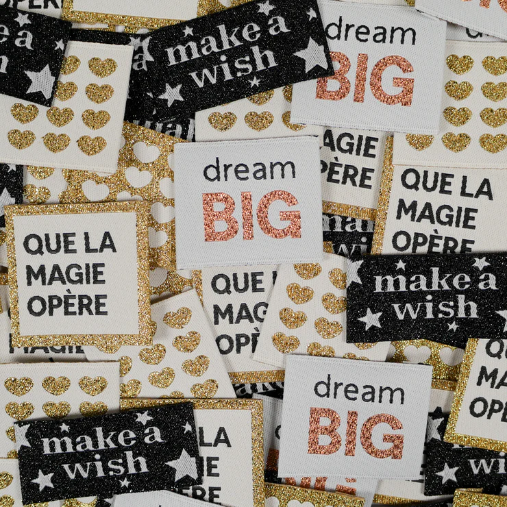 Etiquettes tissées à coudre - Ikatee (sachet de 5)