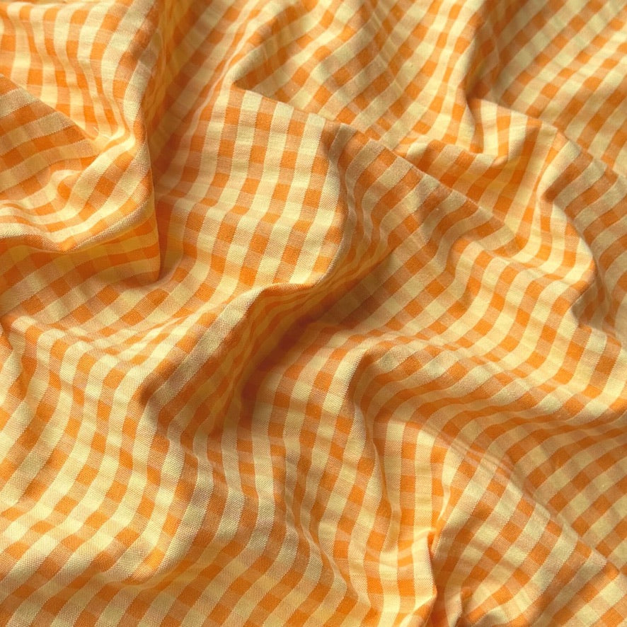 Coupon 1 Mètre - Seersucker / Eli Lemon-Mangue