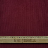 Coupon 80 cm - Velours Côtelé 500 Raies / Wine