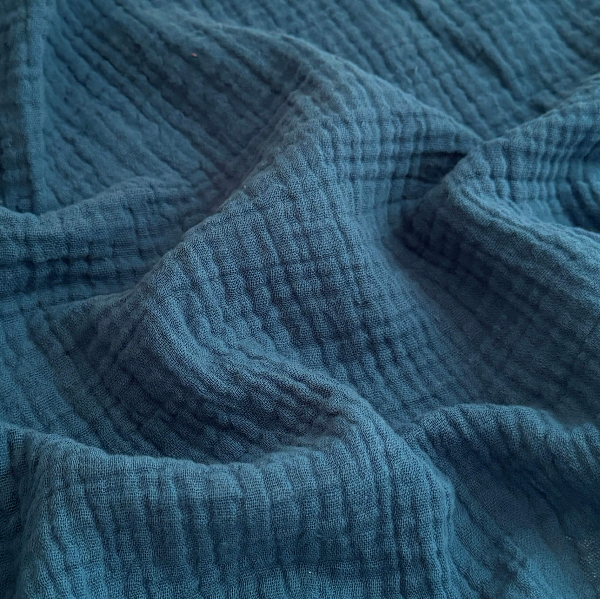 Coupon 80 cm - Double Gaze / Pierre Bleue