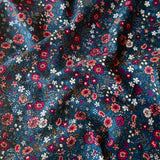 Velours Côtelé 1000 Raies / Barjay Bleu - Rose