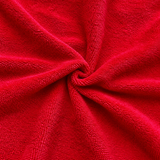 Coupon 1 Mètre - Micro Eponge Bambou / Rouge
