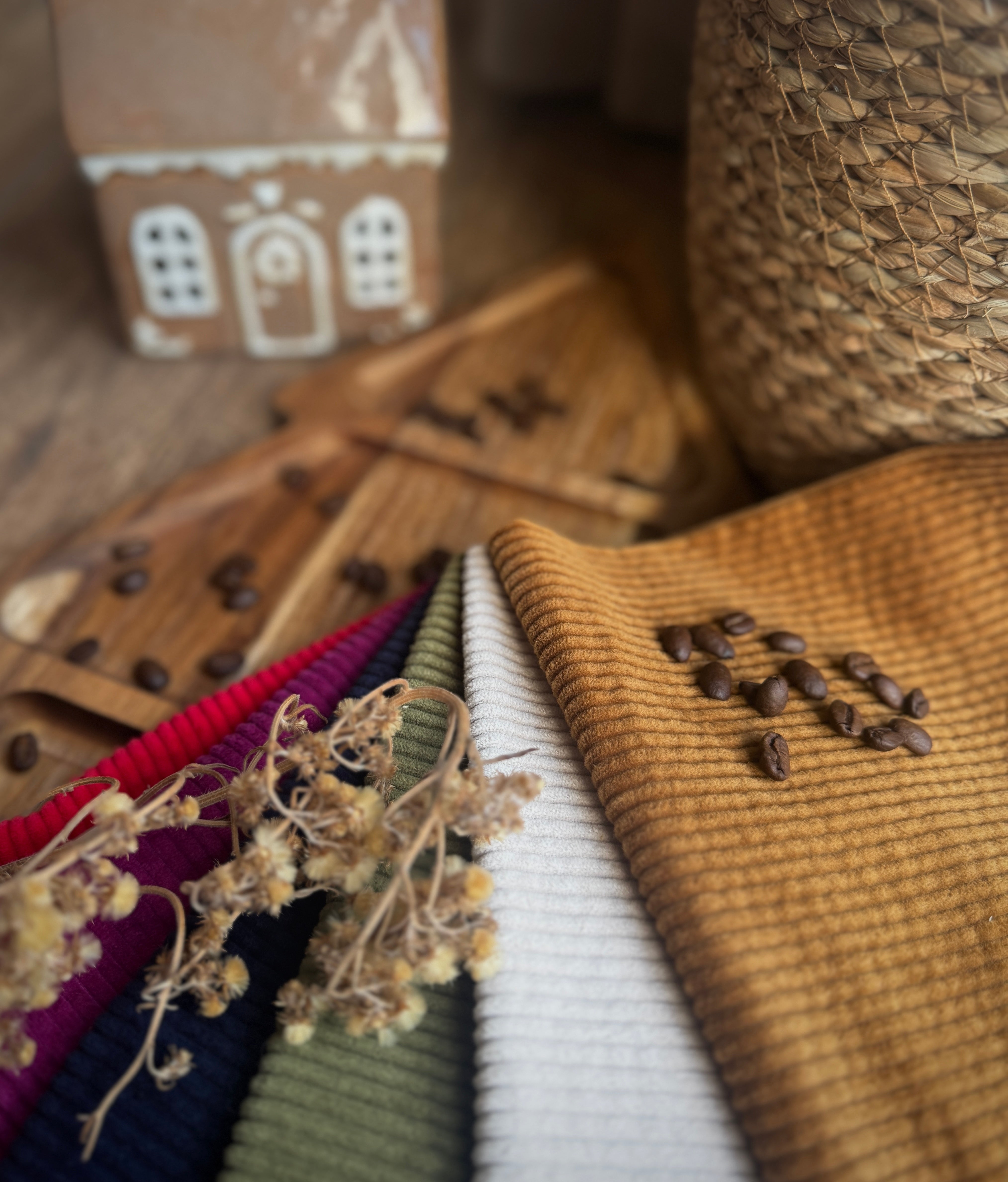 Velours Côtelé 100% Coton / Lin