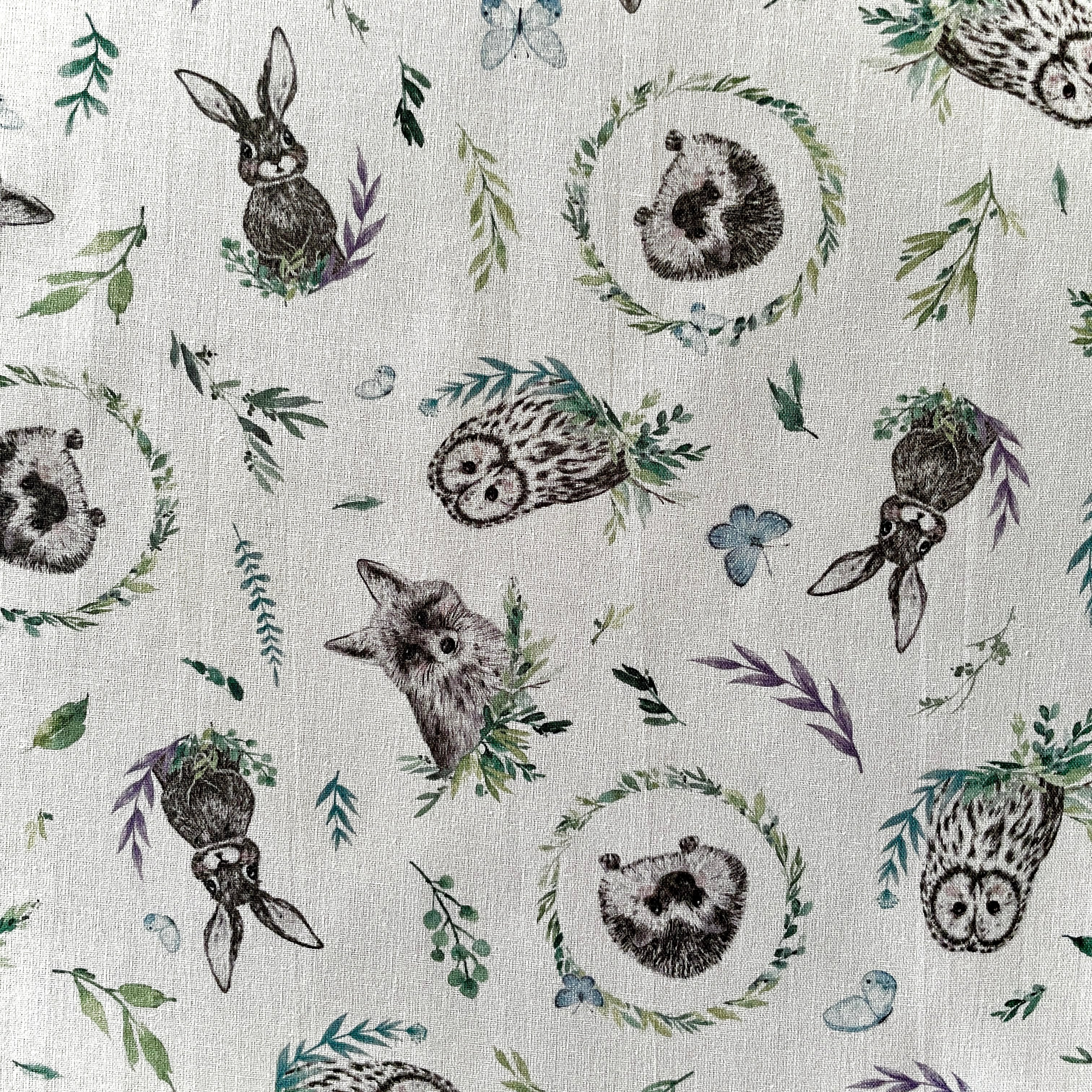 Coupon 1.9 m - Coton à Impression Numérique / Forest